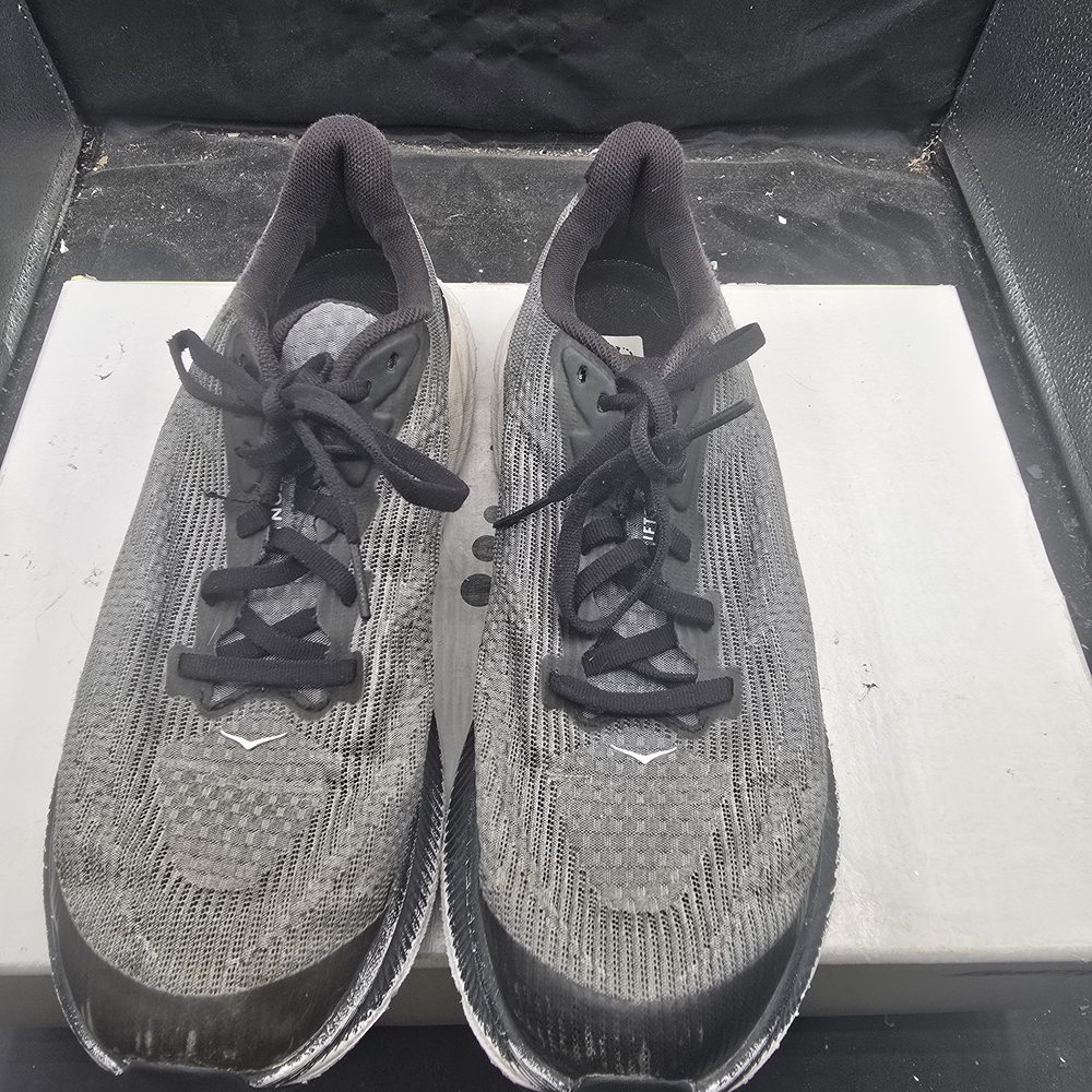 Hoka Black and Gray Athletic Shoes - Picture 1 of 7
